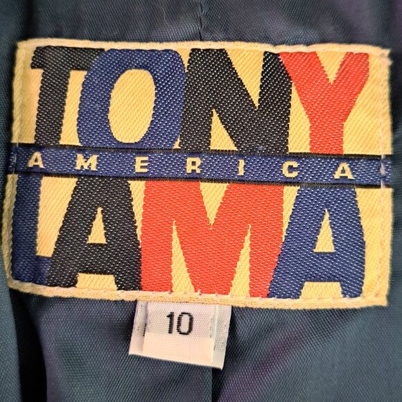 Cowgirl Core Tony Lama Teal Suede Western Jacket Beads Fringe VTG RARE - Picture 10 of 12